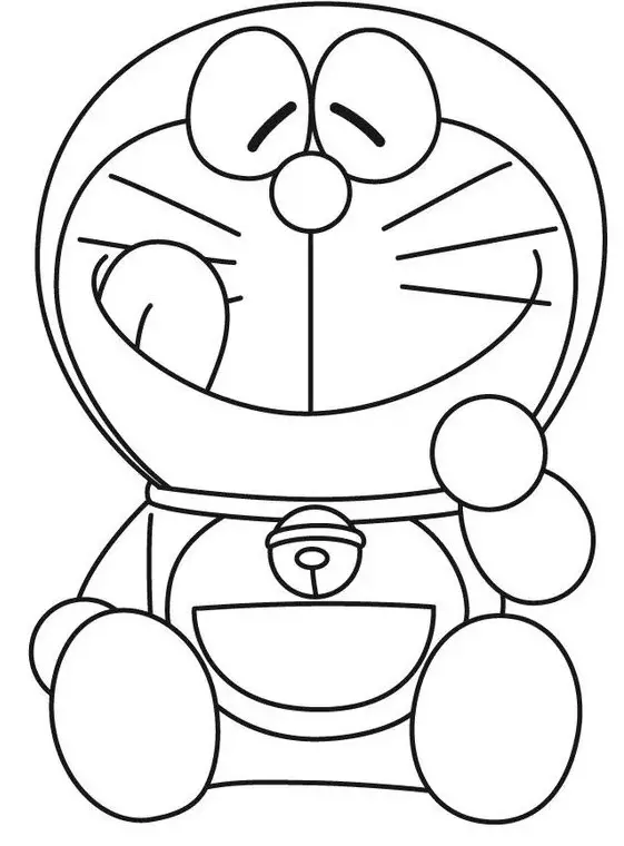  hoạt hình tô màu doraemon