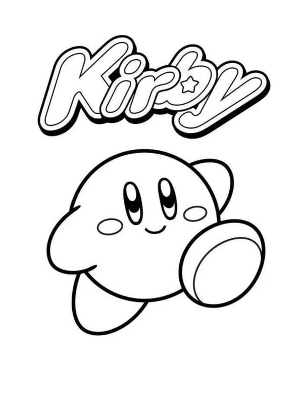  hoạt hình tô màu kirby 