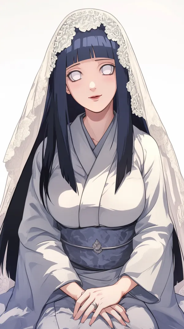 hyuga hinata trùm khăn