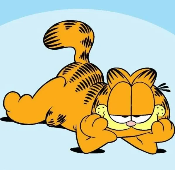 mèo garfield lười biếng 