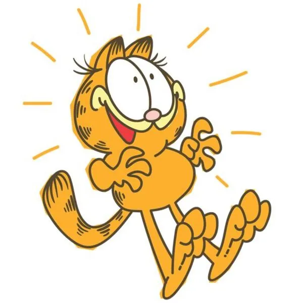 mèo garfield ngạc nhiên 