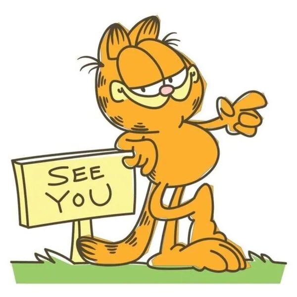 mèo garfield see you