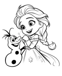 Hot! Download tranh tô màu công chúa Elsa và Anna đẹp cập nhật mới nhất