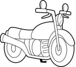 tranh tô màu xe máy