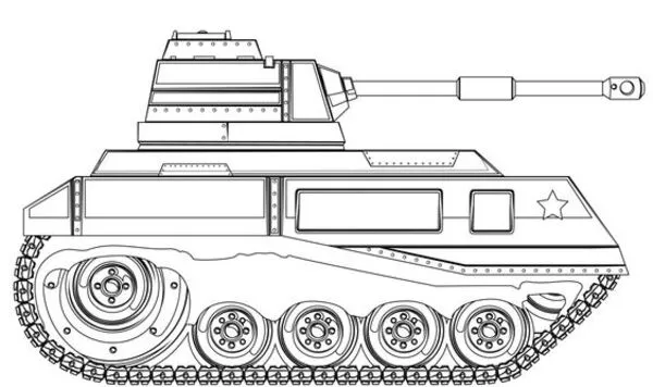 tranh tô màu xe tăng độc đáo nhất 