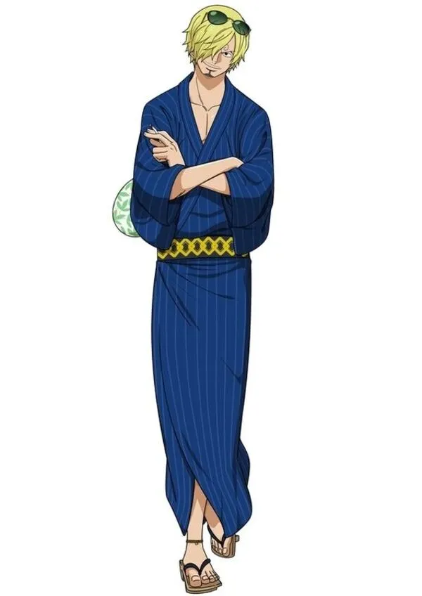 ảnh sanji mặc kimono