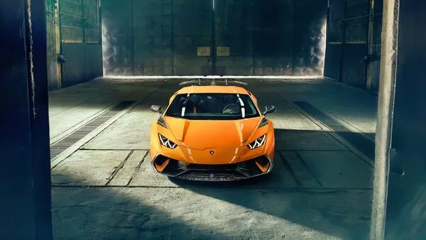 hình nền lamborghini 4k màu cam