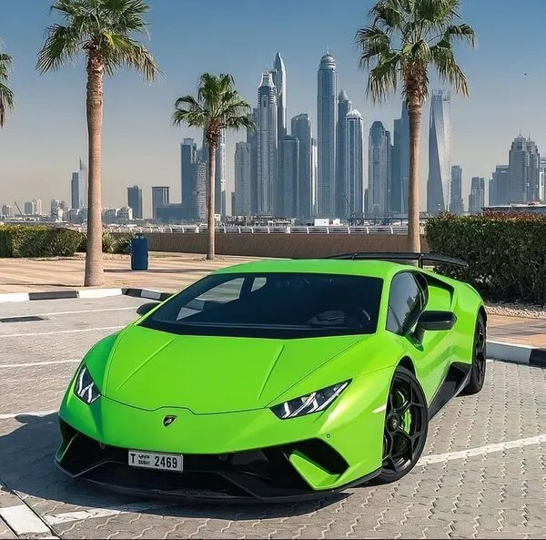 hình nền lamborghini 4k màu xanh lá