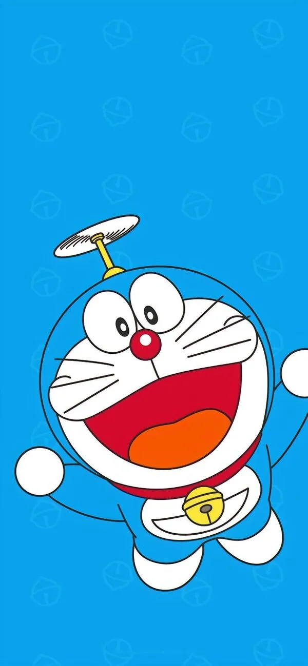 hình nền doraemon cute cười tươi 