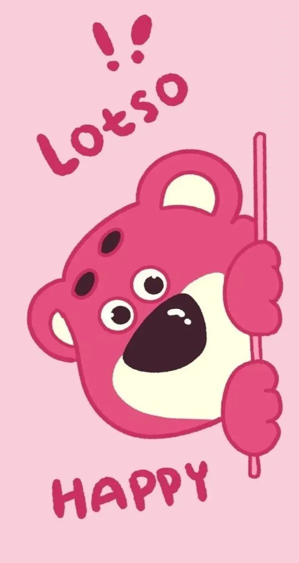 lotso hình nền gấu dâu happy