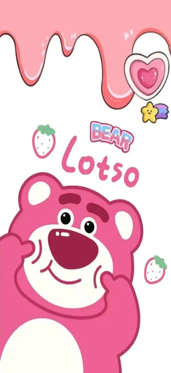 lotso hình nền gấu dâu siêu dễ thương 