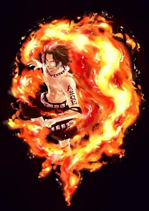 portgas d ace one piece bùng cháy