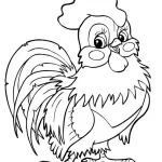 Top 100+ tranh tô màu con gà cute dễ thương cho bé yêu