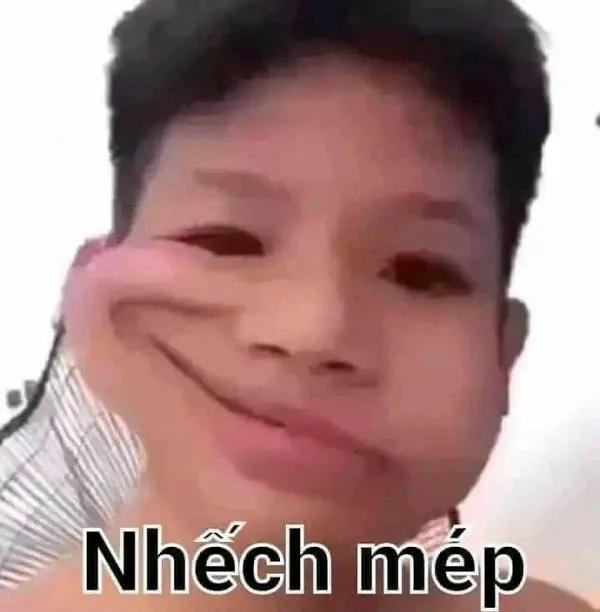 ảnh meme hài hước nhếch mép 