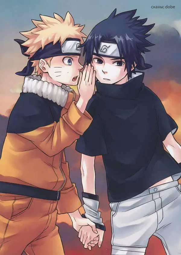 ảnh naruto và sasuke cute 