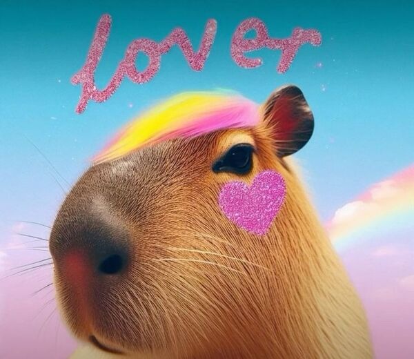 capybara meme love 