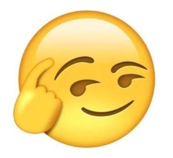 emoji meme động não 