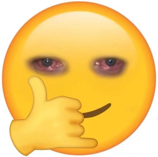 emoji meme đỏ mắt 