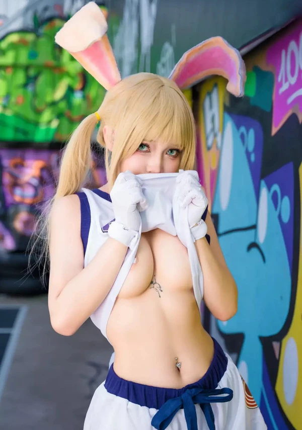 Gái xinh cosplay thỏ đen sexy ngọt ngào