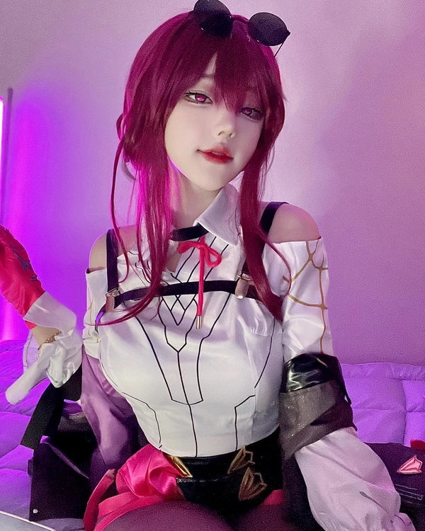 Hina cosplay váy cam