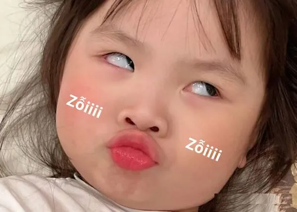 meme dỗi cute 