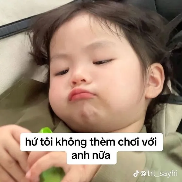 meme dỗi cute 