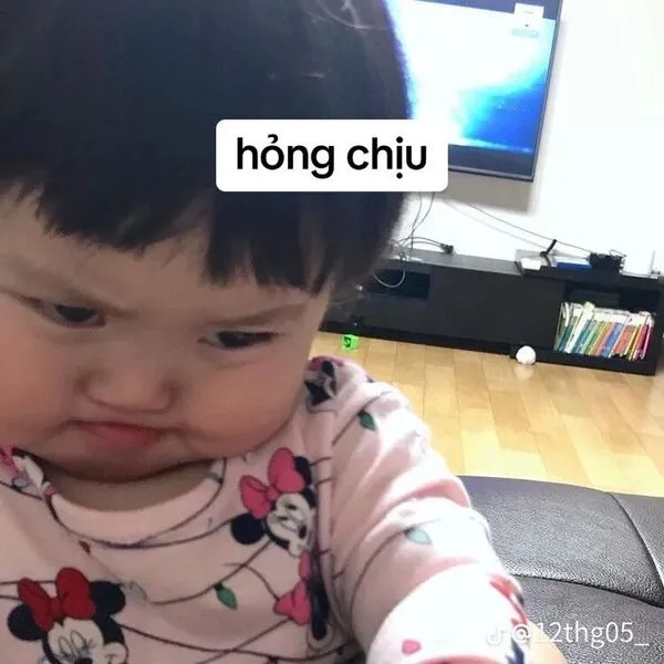 meme dỗi hông chịu 