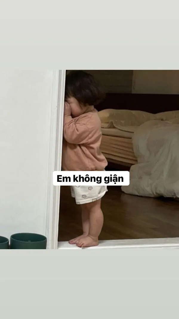 meme dỗi em không giận 