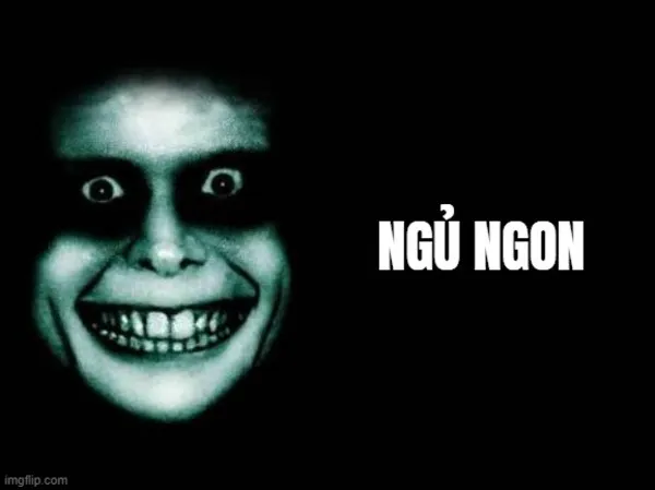 meme ngủ ngon dọa ma 