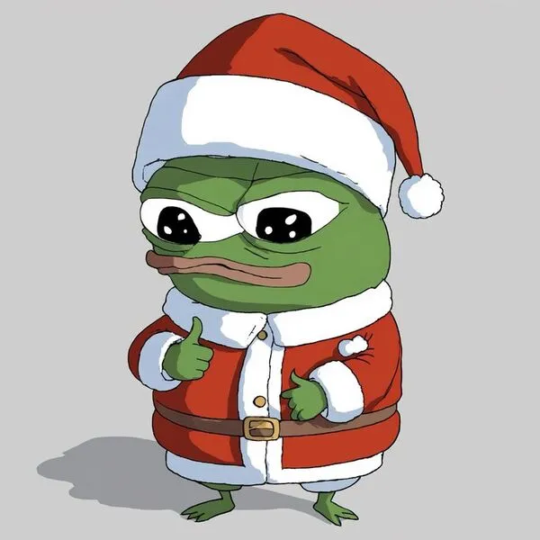 meme pepe noel 