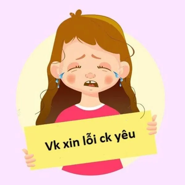 meme xin lỗi vk xin lỗi ck 