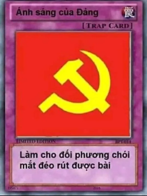 lá bài meme ánh sáng của đảng 