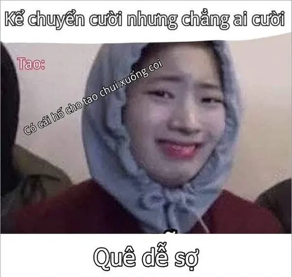 quê meme quê dễ sợ 