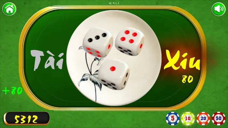 Giao diện đặt cược tại game tài xỉu uy tín với bảng lịch sử rõ ràng, hỗ trợ người chơi phân tích.
