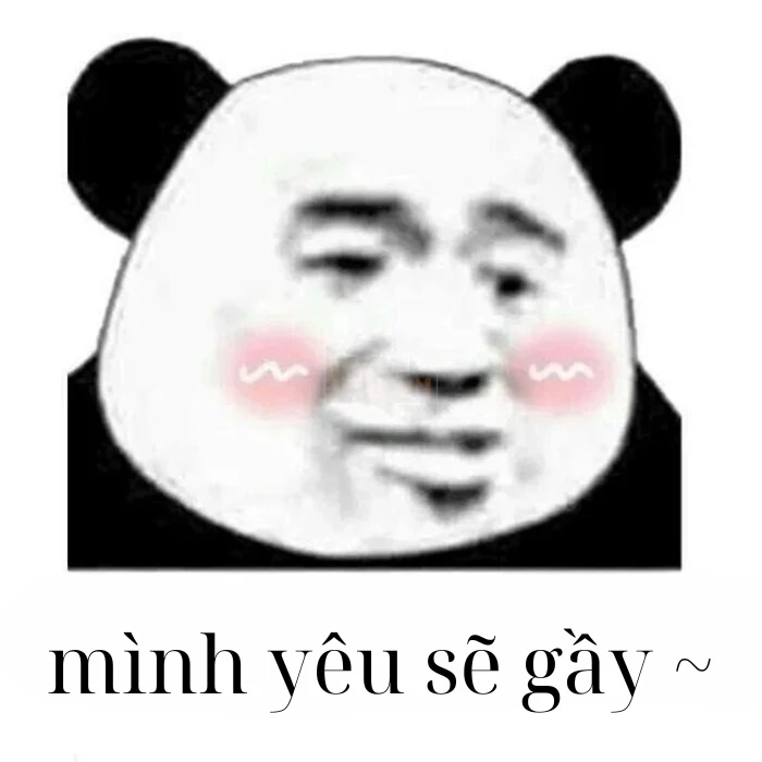 hình meme mình yêu sẽ gầy