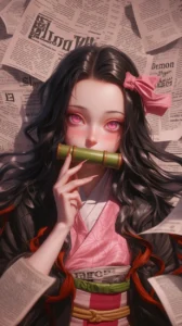 Hình nền Nezuko anime tuyệt đẹp
