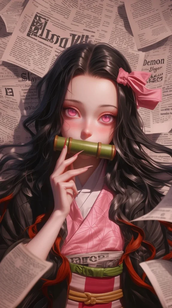Hình nền Nezuko anime tuyệt đẹp