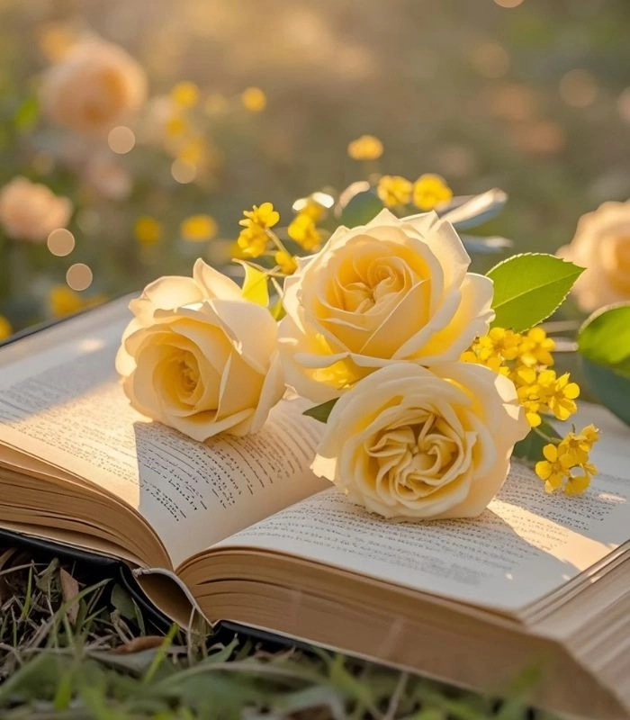 ảnh hoa hồng vàng dịu dàng
