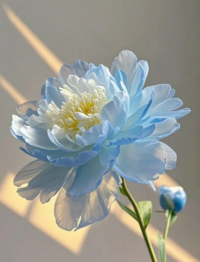 hoa màu xanh dương nhạt