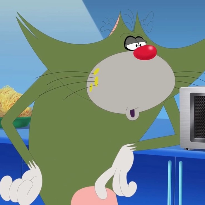 Ảnh Jack Oggy đang mơ màng