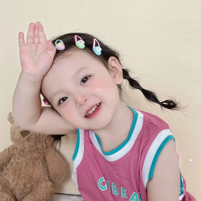 Ảnh em bé cute phong cách Nhật Bản
