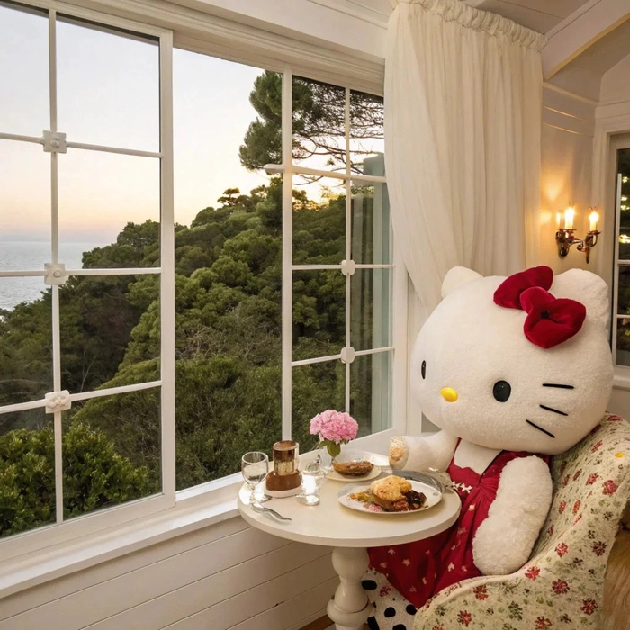 Ảnh hello kitty cute làm avatar