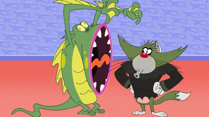 Hình Jack trong phim Oggy siêu ngầu