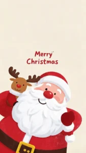 Hình ảnh Giáng Sinh cute nền điện thoại