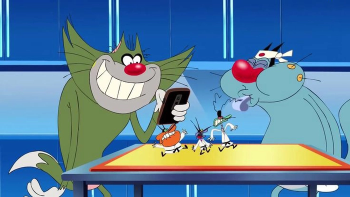 Hình ảnh Jack Oggy and The Cockroaches meme
