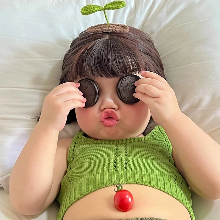 Hình ảnh cute nữ em bé