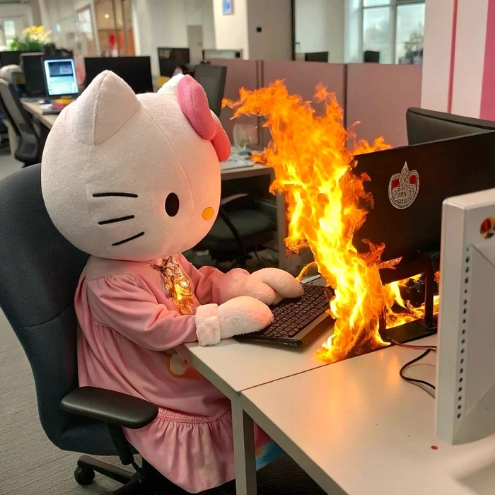 Hình ảnh hello kitty cute style Nhật