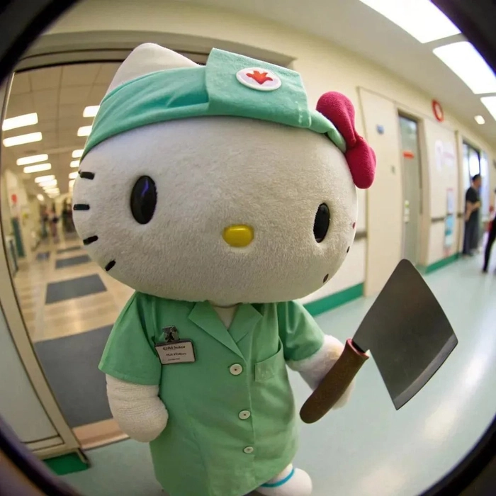 Hình ảnh hello kitty cute tinh nghịch