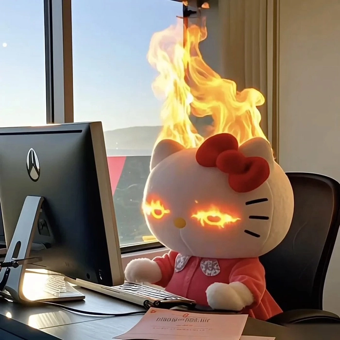 Hình ảnh hello kitty dễ thương đáng yêu