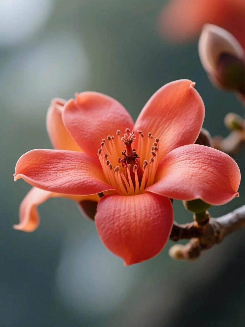 Hình ảnh hoa gạo đầu mùa